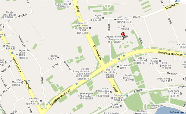 Shandong Lu Map Qingdao