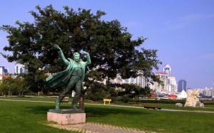 Music Square Nie Er Statue Music Square Nie Er Statue