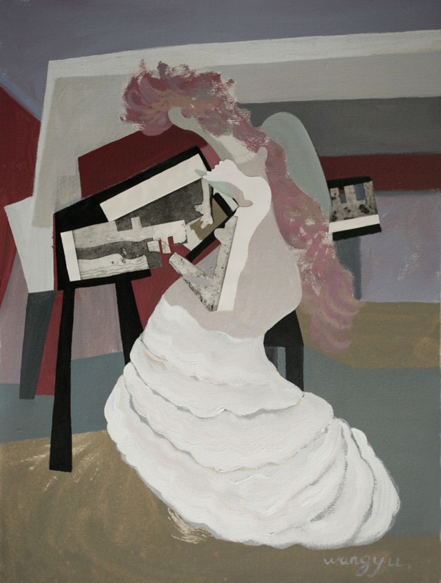 Qingdao Artist Wang Yu 隐形的翅膀系列之四 Qingdao Artist Wang Yu 隐形的翅膀系列之四
