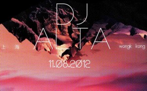 DJ Alta Live in Qingdao Downtown Bar Poster